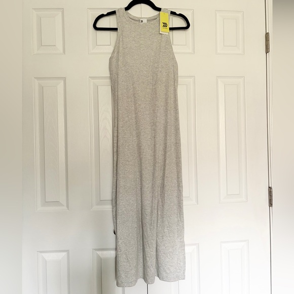 Target All In Motion Ribbed Racerback Midi Dress w/ Built-in Bra NWT - Picture 4 of 4